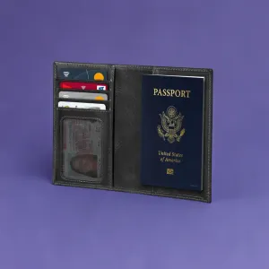 Leather Passport Case and Luggage Tag