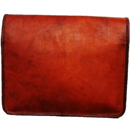 Leather Vintage Flap Messenger Bag Men
