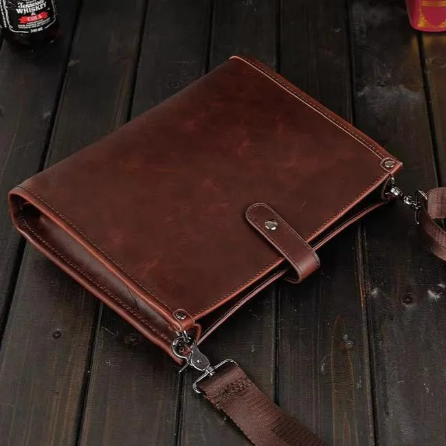 Liam | Retro Business Leather Shoulder Bag