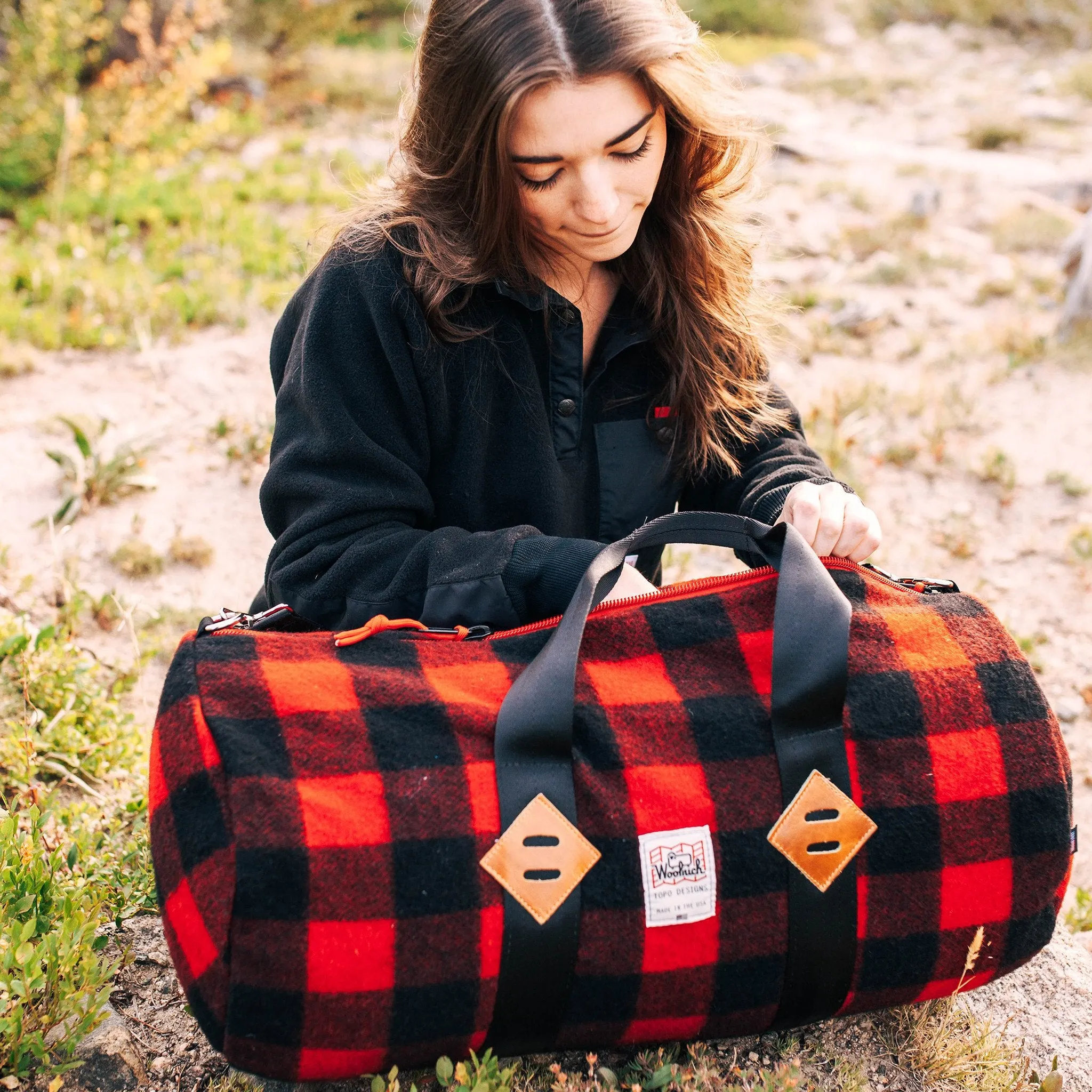 Limited-edition x Accessible Woolrich Duffel Designs Topo