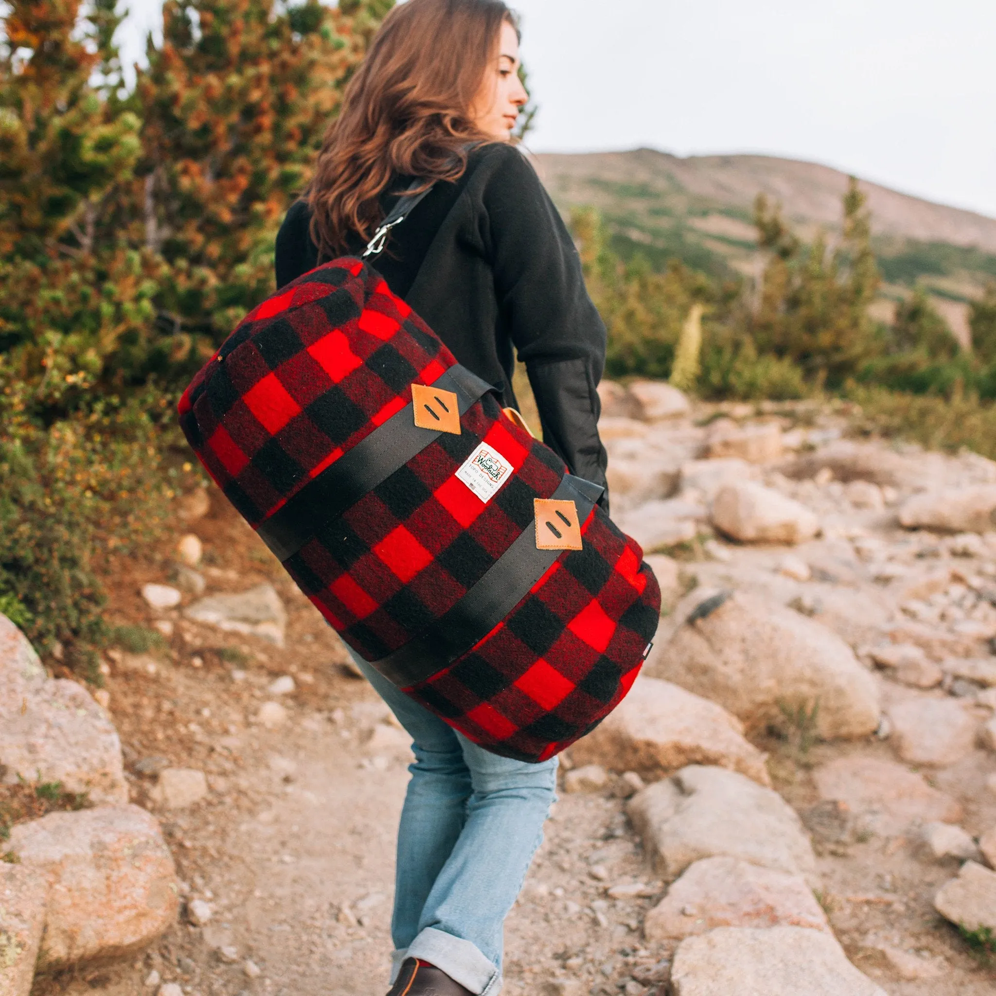 Limited-edition x Accessible Woolrich Duffel Designs Topo