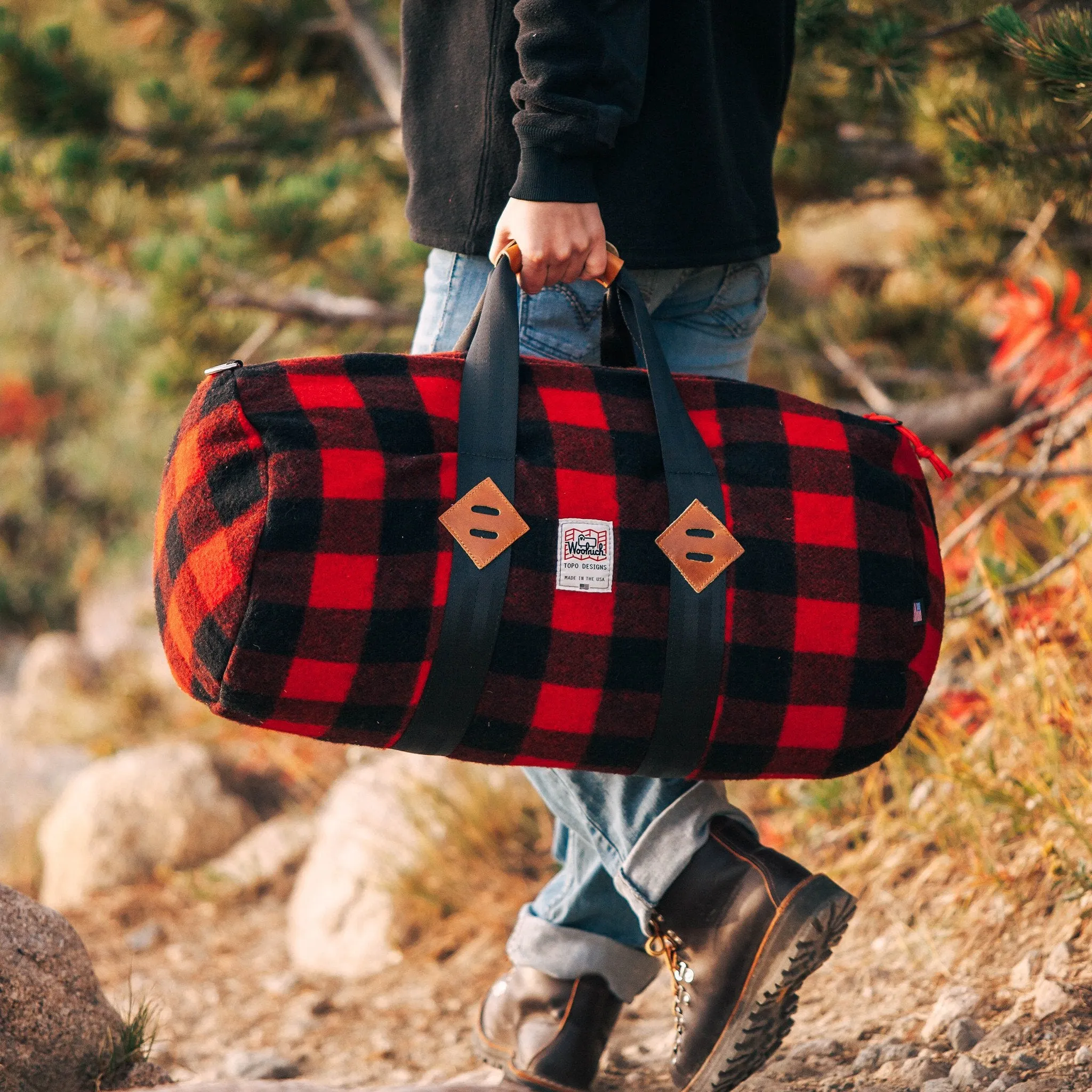 Limited-edition x Accessible Woolrich Duffel Designs Topo