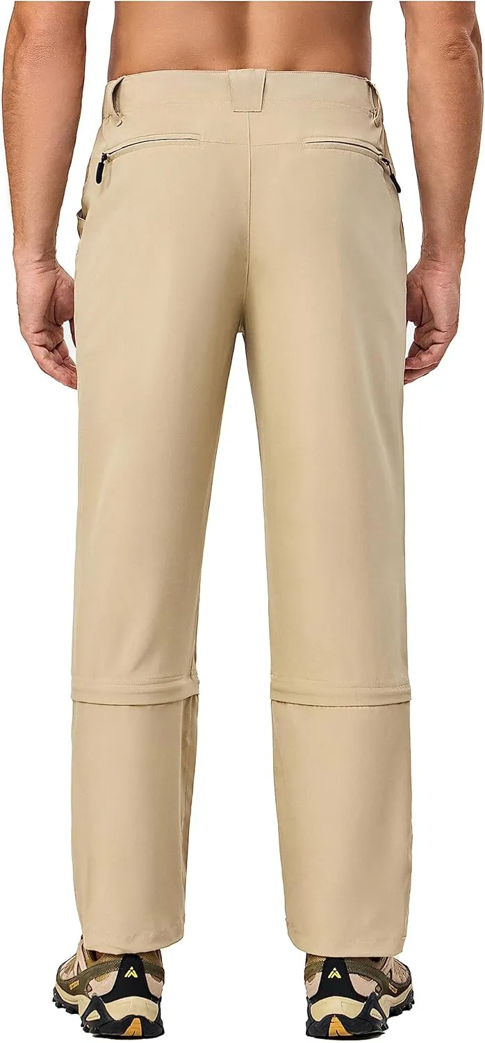Little Donkey Andy Men's Stretch Convertible Pants Zip-Off Lightweight Quick-Dry Hiking Fishing Travel Pants