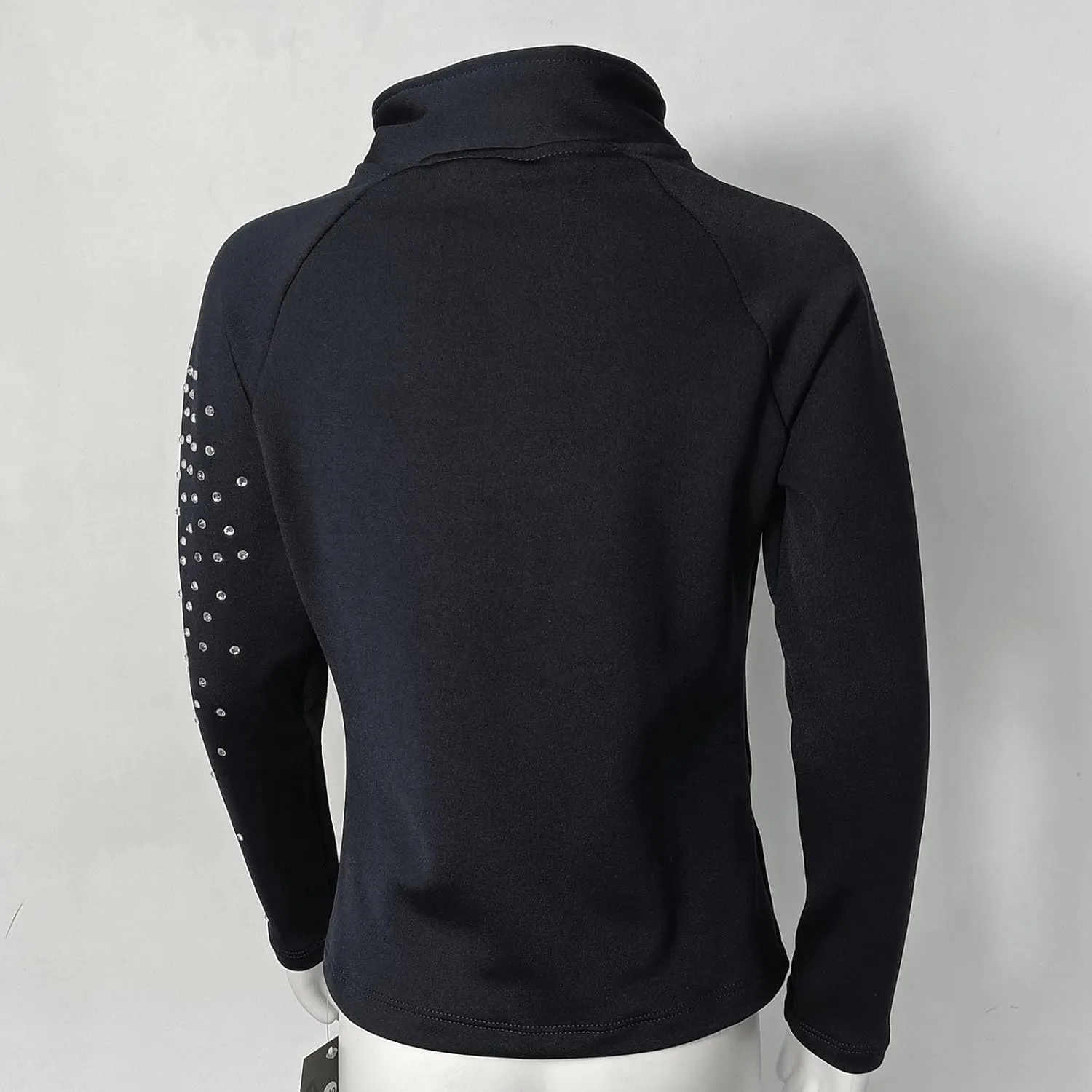 LIUHUO Girls Figure Skating Training Jacket - Elegant Ventilated Practice Top