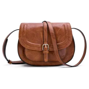 Lizzie | Classic Crossbody Saddle Bag – Timeless & Elegant