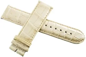 Locman Women's 22mm Beige Alligator Leather Watch Band Strap