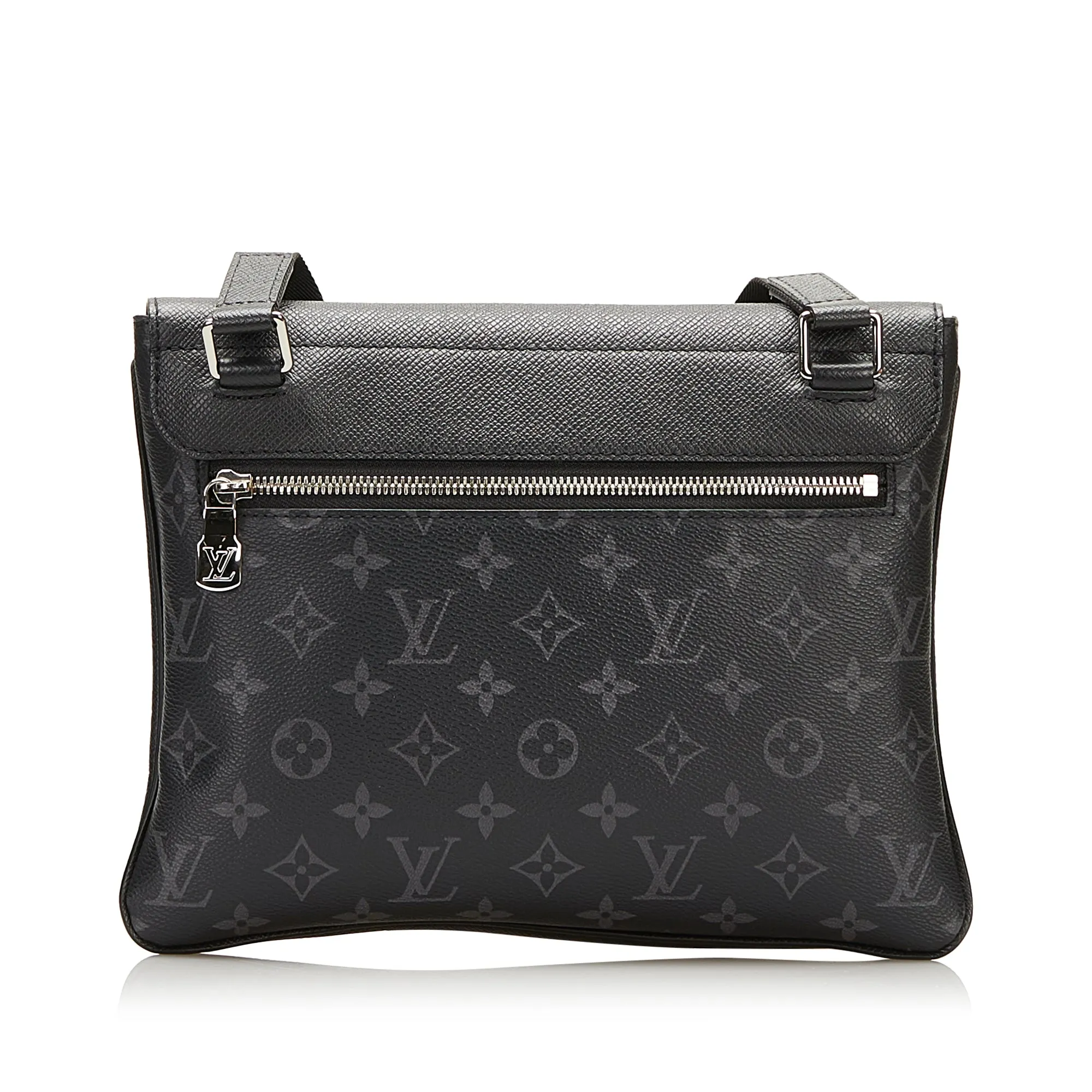 Louis Vuitton Outdoor Flap Messenger Black Taïgarama