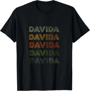 Love Heart Davida Tee Grunge/Vintage Style Black Davida T-Shirt