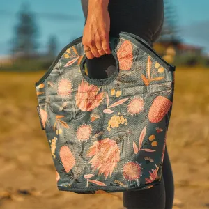 LUNCH BAG - AUSSIE FLORA KHAKI