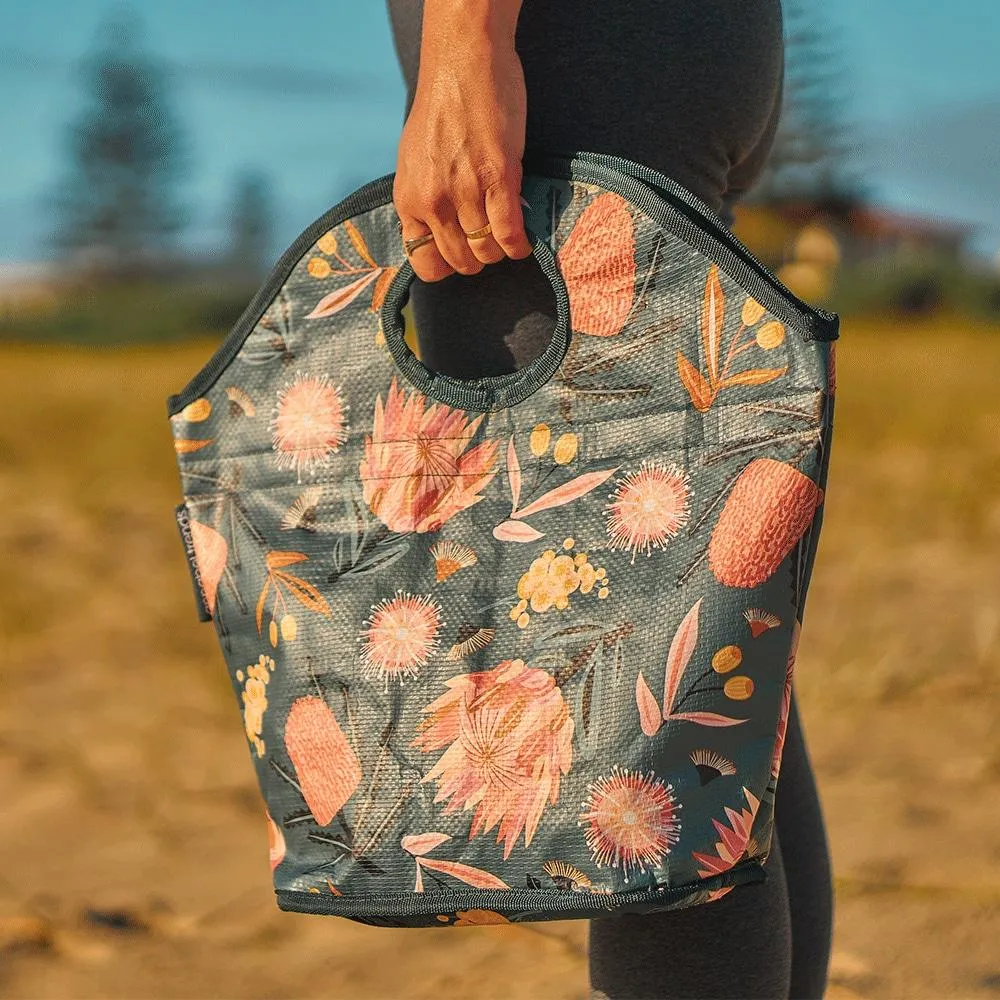 LUNCH BAG - AUSSIE FLORA KHAKI