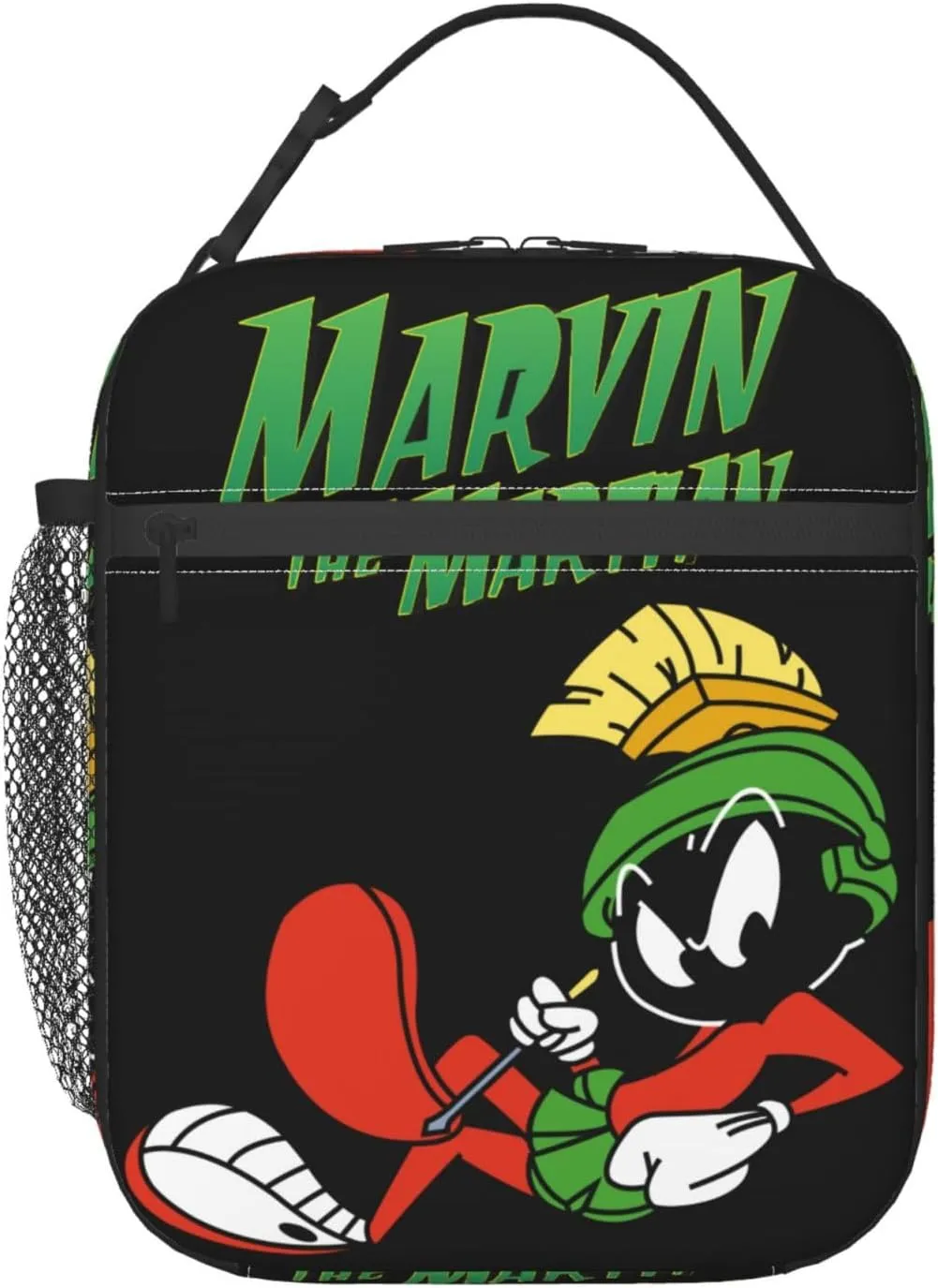 Lunch Bags Marvin Anime The Martian Portable Reusable Lunch Box Insulated Lunch Tote for Office Outdoor Picnic Women Men 10 X 4 X 8 in