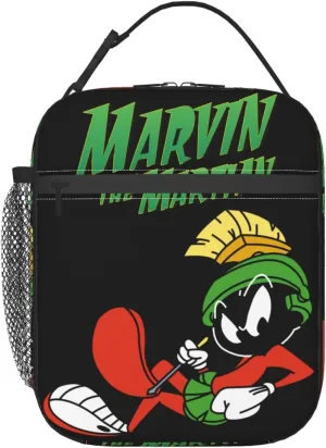 Lunch Bags Marvin Anime The Martian Portable Reusable Lunch Box Insulated Lunch Tote for Office Outdoor Picnic Women Men 10 X 4 X 8 in