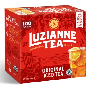 Luzianne Iced Tea Bags, Unsweetened, 400 Tea Bags (4 Boxes of 100 Count Pack), Specially Blended for Iced Tea, Clear & Refreshing Home Brewed Summer Picnic Beverage