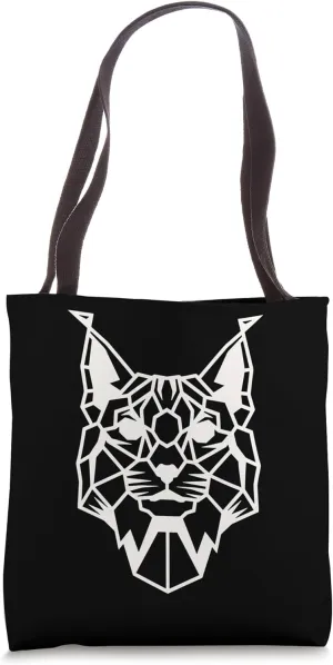 Lynx Animal Polygon Lynx Tote Bag
