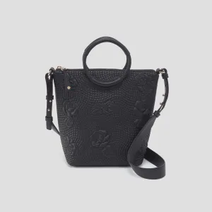 MAGGIE CROSSBODY in Black Embossed Flora