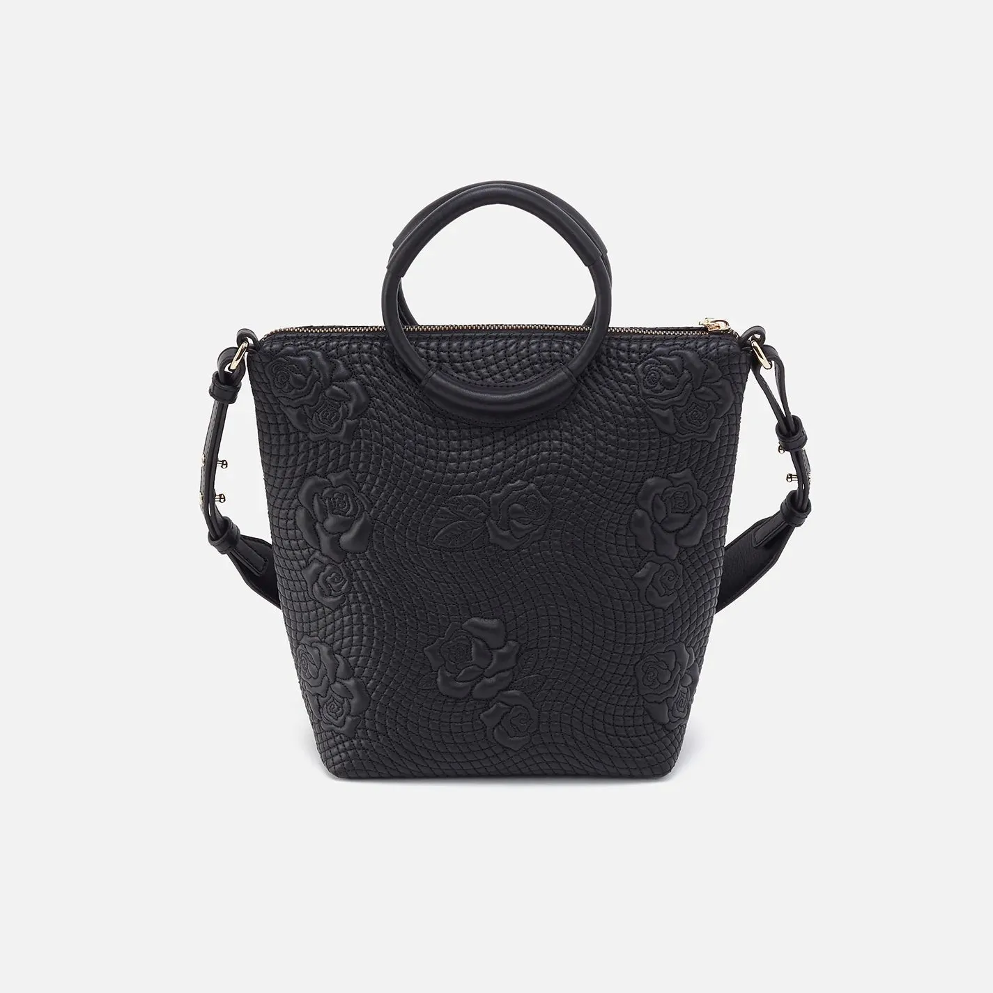MAGGIE CROSSBODY in Black Embossed Flora