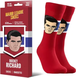 Major League Socks - NHL MONTREAL CANADIENS - Various Players - Hockey Fan Holiday Gift Unisex Apparel (Size 7-13)