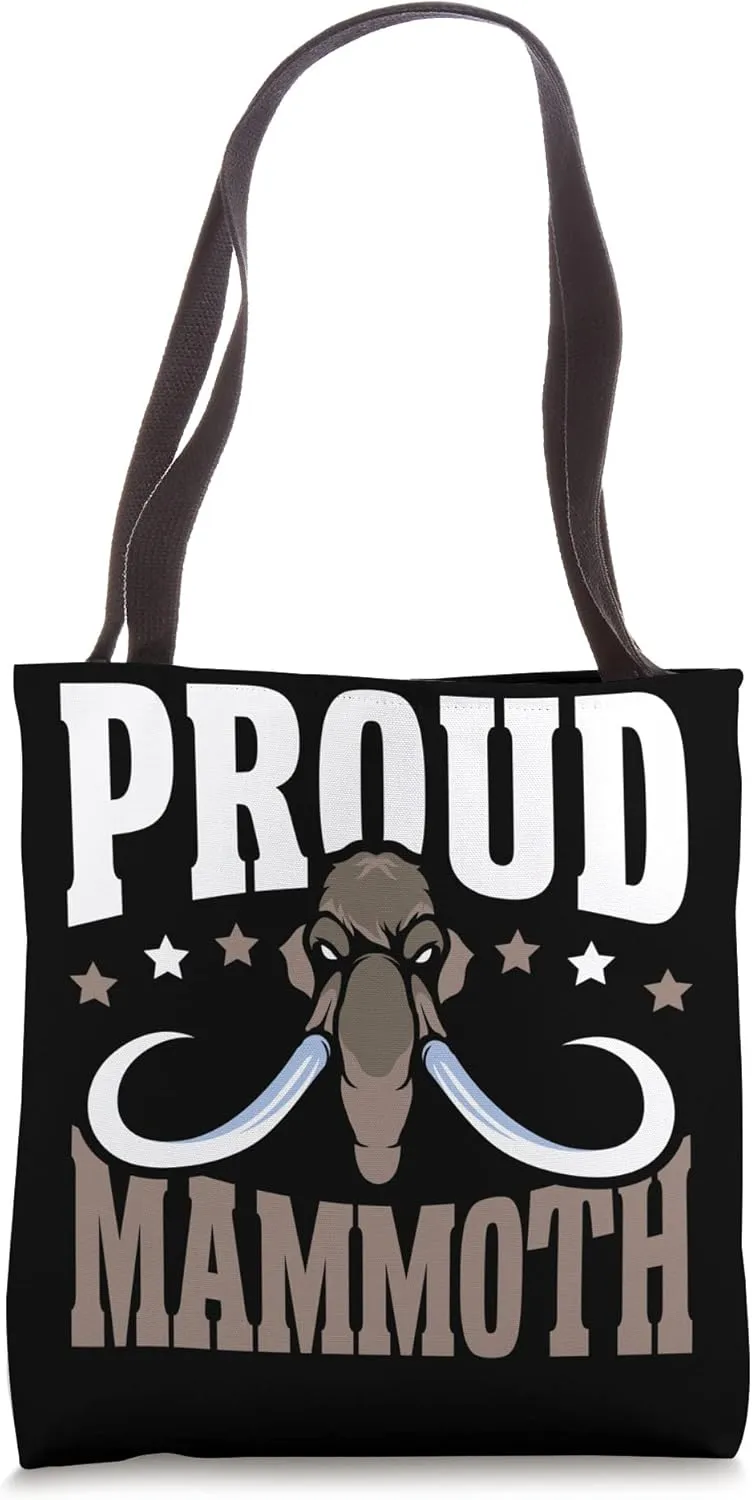 Mammoth Elephant Wildlife Extinct Animal Lover Tote Bag