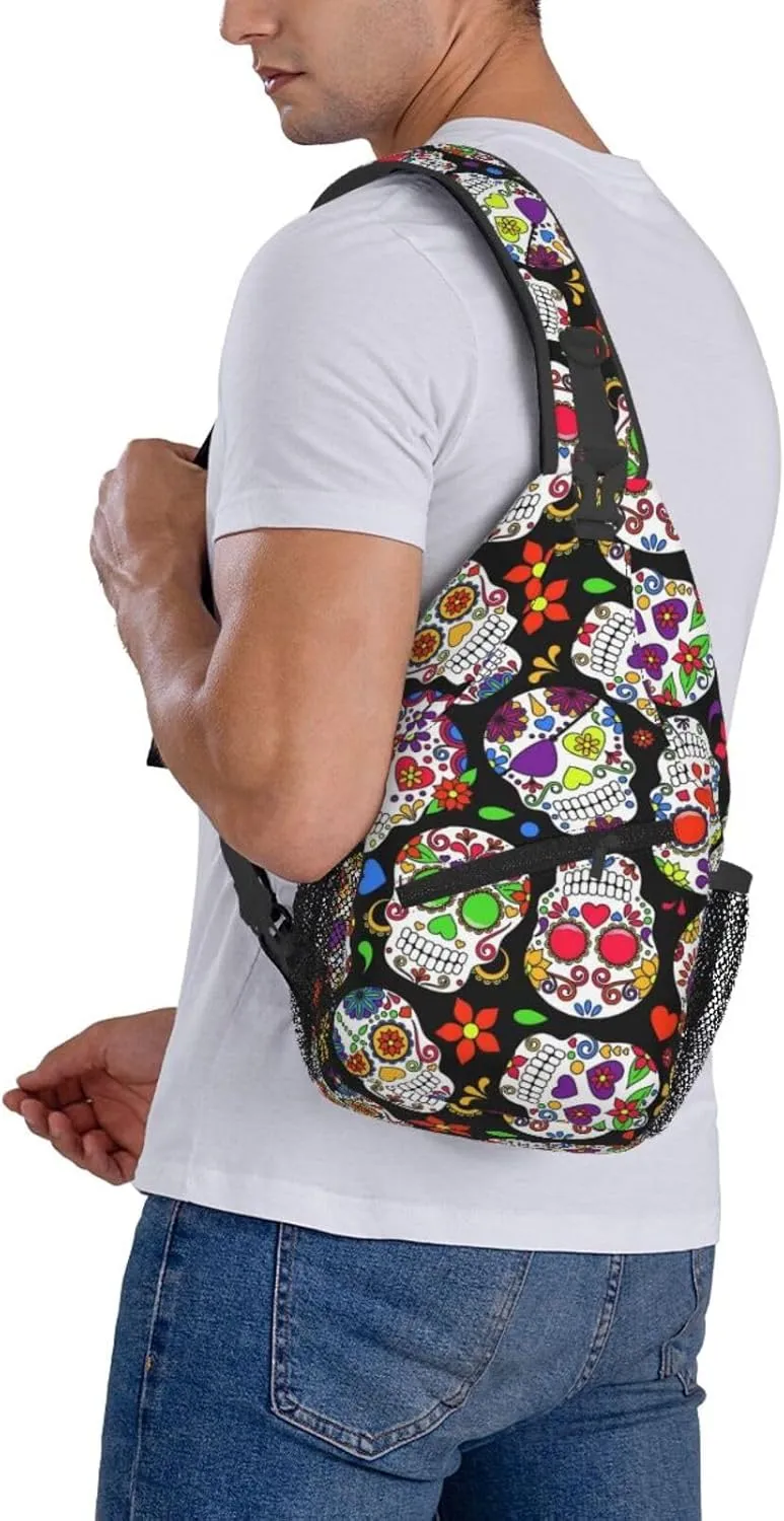Math Mathematics Sling Bag Adjustable Crossbody Bag Casual Chest Bags Travel Shoulder Backpack For Women Men