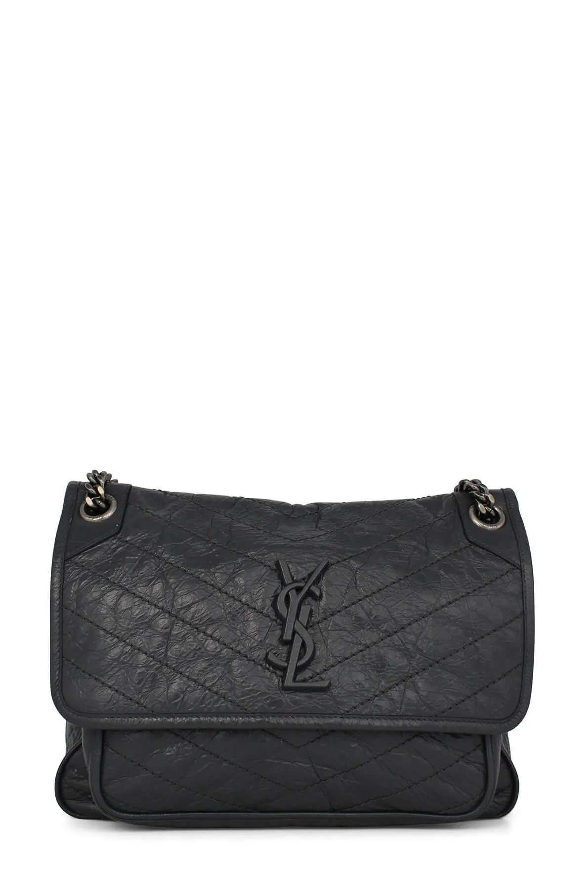 Medium Niki Crinkle Dark Grey