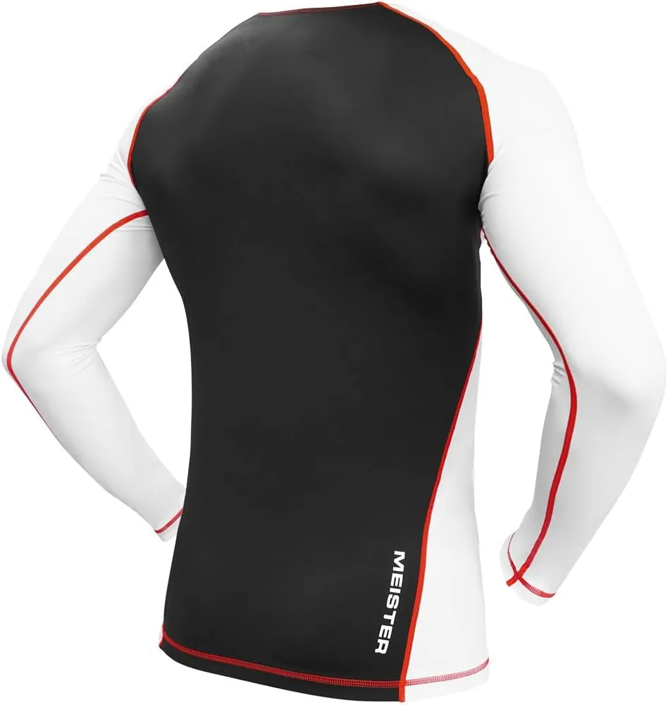 Meister Rush Long-Sleeve Rash Guard for MMA, BJJ & Surfing