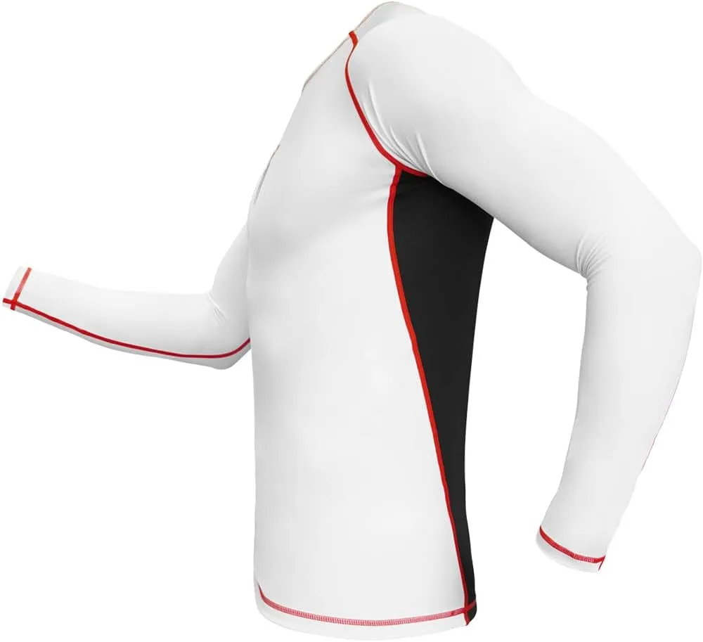 Meister Rush Long-Sleeve Rash Guard for MMA, BJJ & Surfing