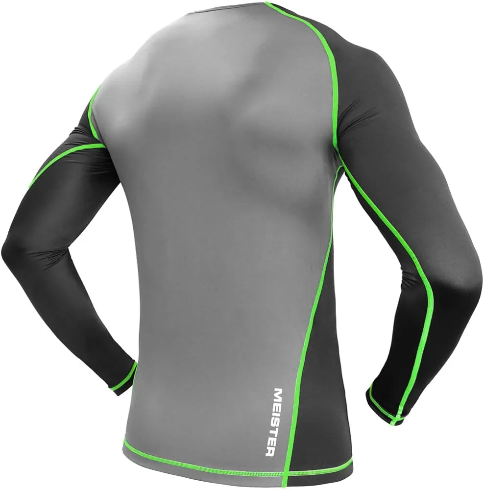 Meister Rush Long-Sleeve Rash Guard for MMA, BJJ & Surfing