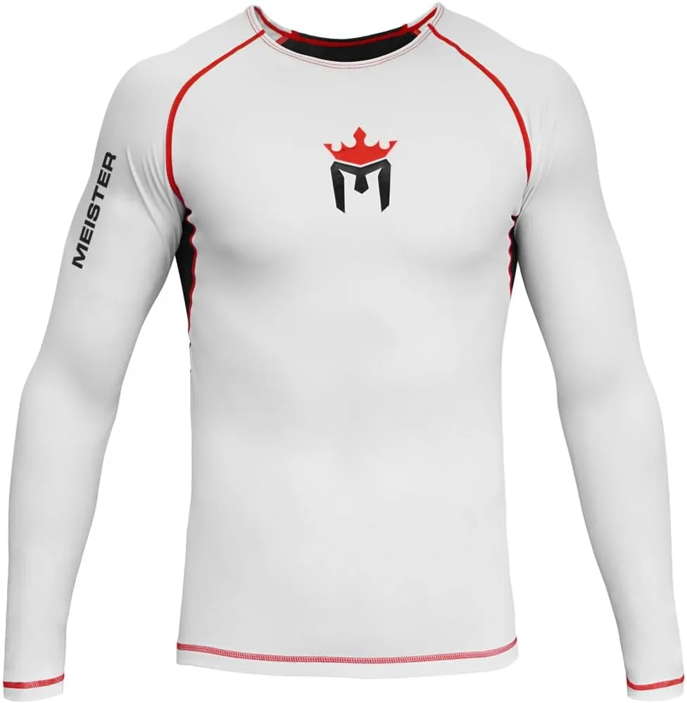 Meister Rush Long-Sleeve Rash Guard for MMA, BJJ & Surfing