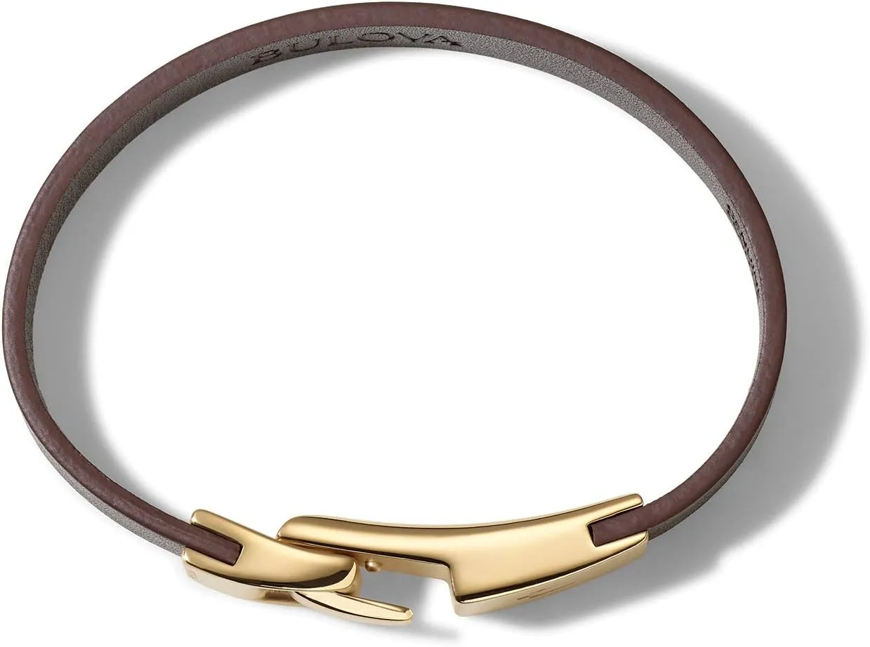 Men's Classic Leather Strap Bracelet