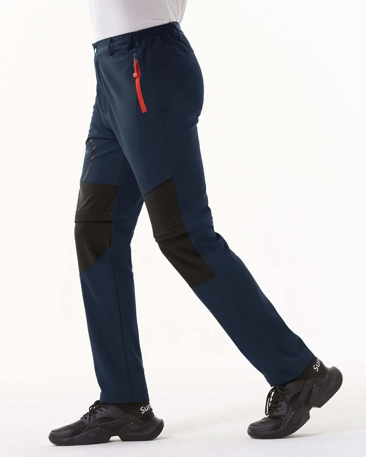 Men's Convertible Hiking Pants Zip Off Lightweight Quick Dry Outdoor Waterproof Tactical Cargo Work Pants Camping