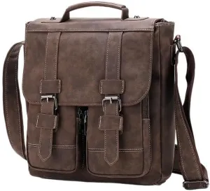 Men's Crossbody Bag Retro Casual Shoulder Bag Handbag Office Workplace