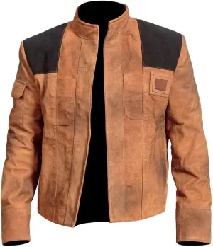 Men's Vintage Classic Brown Suede Genuine Sheep Hide Motorcycle Leather Jacket