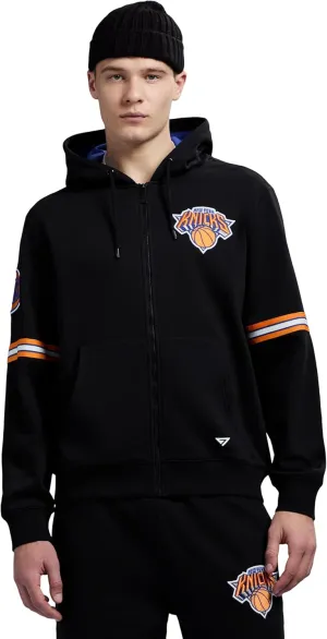 Men's X NBA Officially Licensed Long Sleeve Zip Up Hooded Fleece Sweatshirt