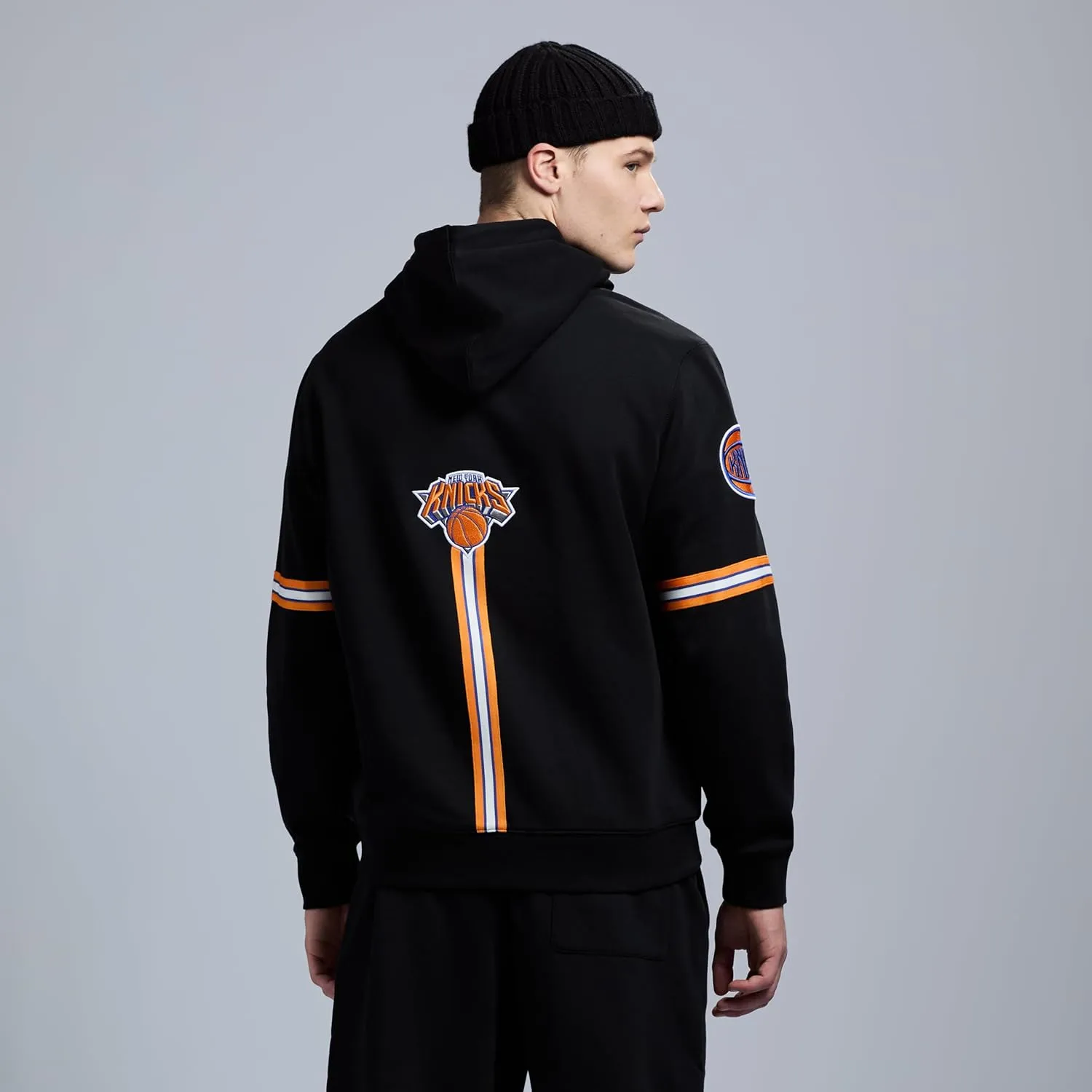 Men's X NBA Officially Licensed Long Sleeve Zip Up Hooded Fleece Sweatshirt
