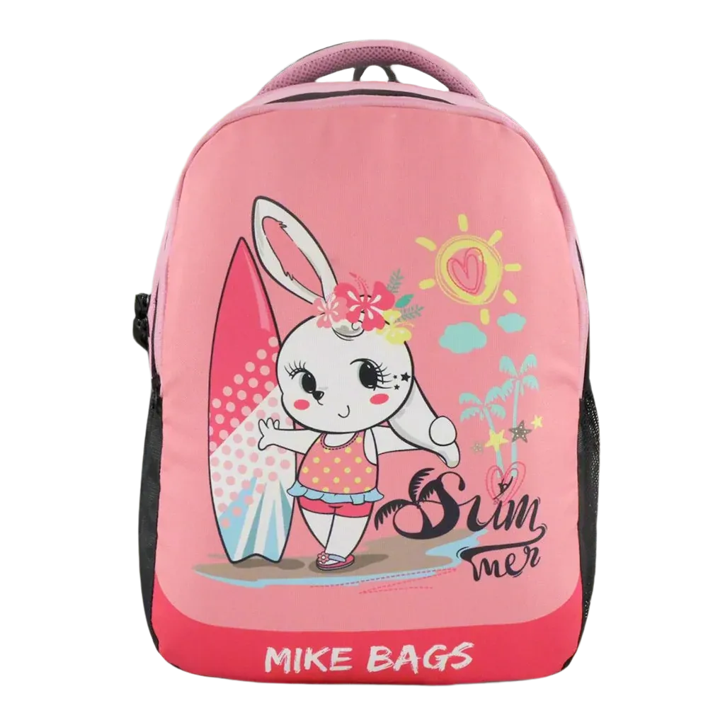 Mike Preschool Backpack Summer Bunny - Pink