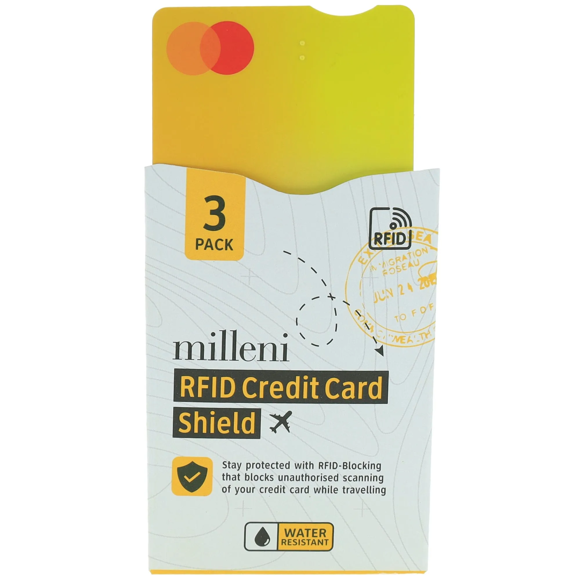 Milleni Travel RFID Credit Card Shield (3 PK)