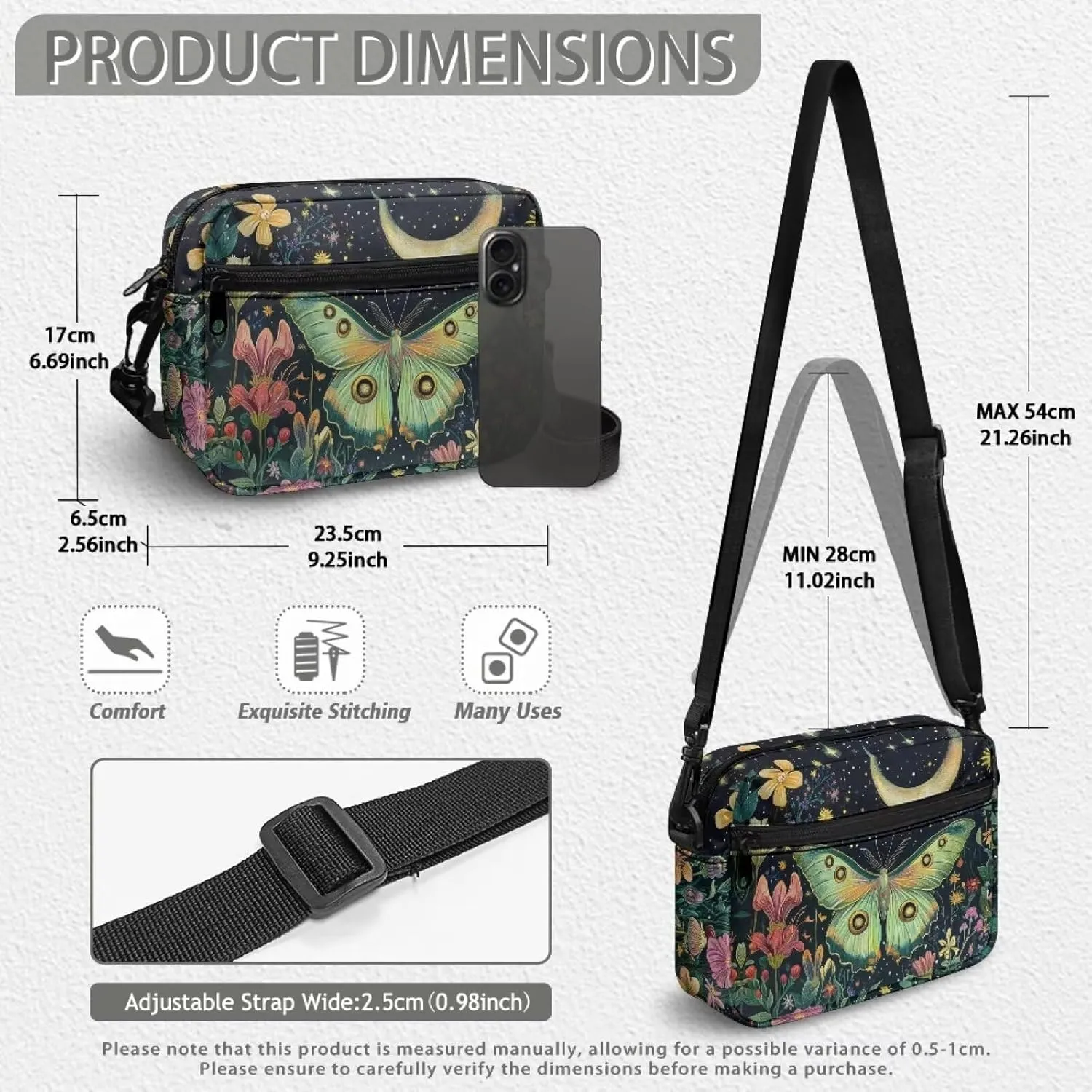 Mini Crossbody Bags for Women with Adjustable Strap for Daily Use