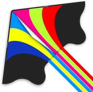 Mint's Colorful Life Delta Kite for Kids & Adults, Extremely Easy to Fly Kite, Best Kites for Beginner