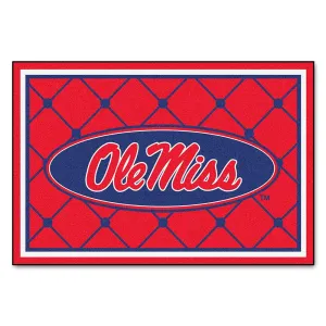 Mississippi Rebels Ncaa 5x8 Rug (60"x92")