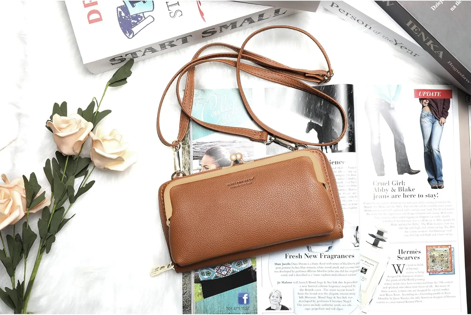 Montana West Small Crossbody Cell Phone Purse for Women RFID Blocking Cellphone Wallet