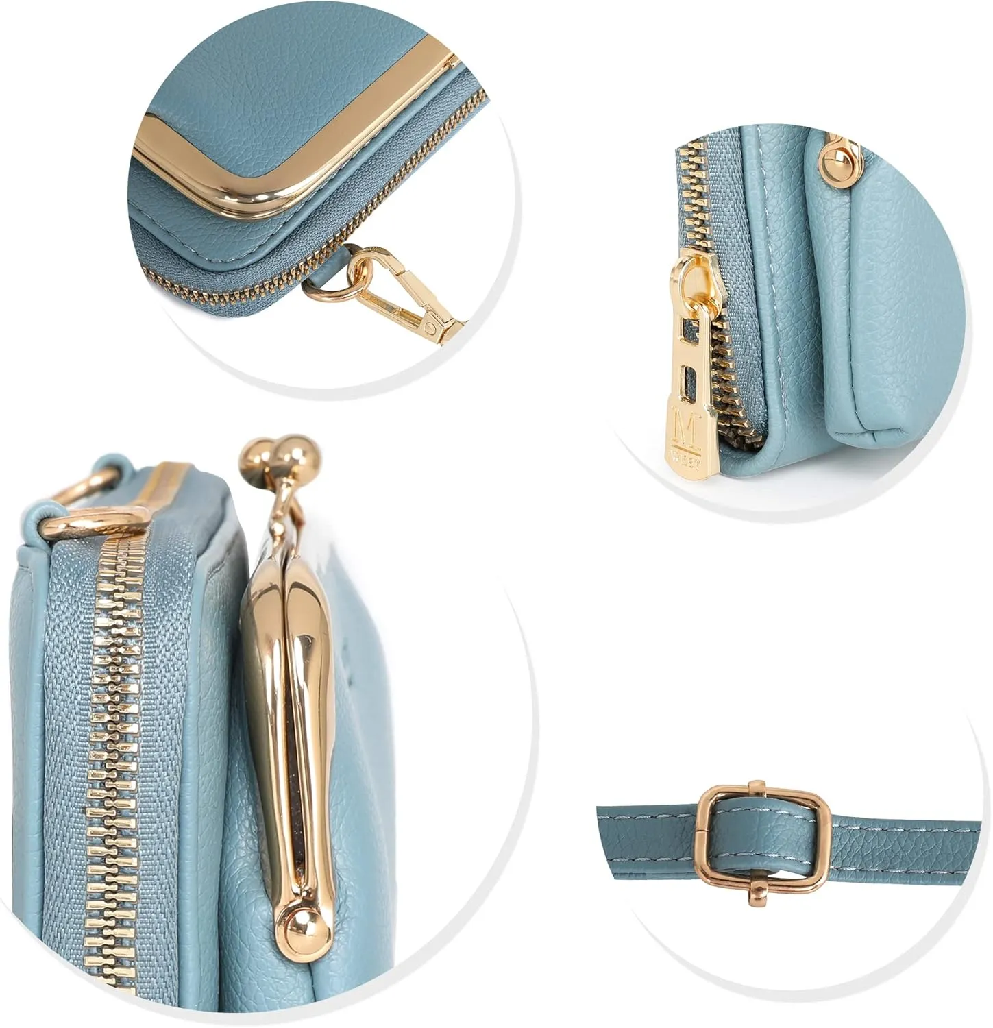 Montana West Small Crossbody Cell Phone Purse for Women RFID Blocking Cellphone Wallet