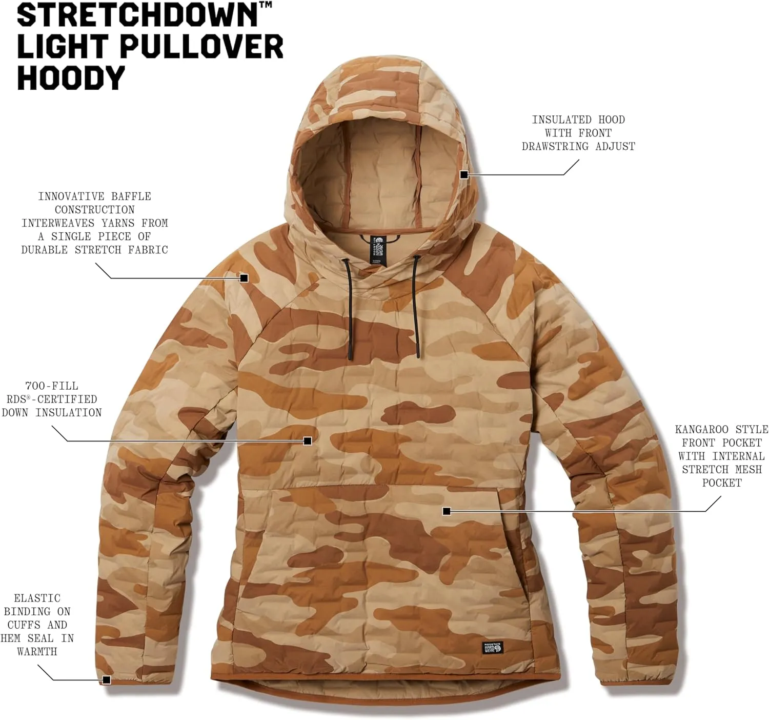 Mountain Hardwear Women's StretchDown Light Pullover Hoody