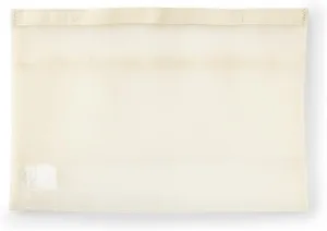 MUJI 83767457 Nylon Mesh Bag-In Bag, Ivory, For A4 Size (W x H x D): 14.6 x 9.8 x 1.4 inches (37 x 25 x 3.5 cm)