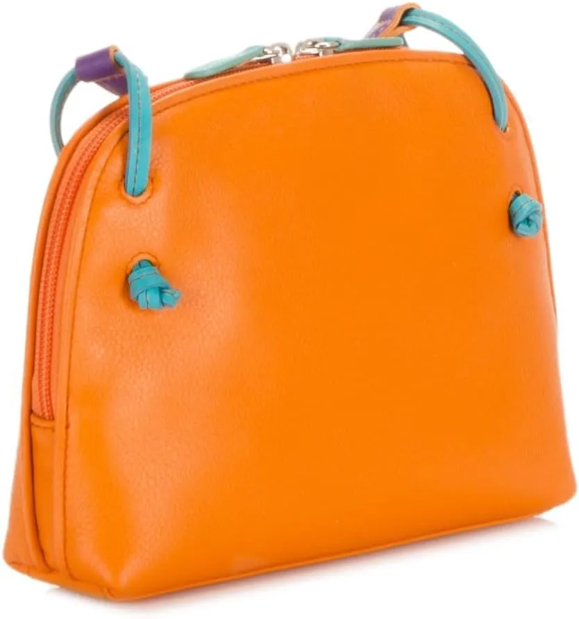 mywalit Rio Small Zip Top Handbag - Leather, Adjustable Strap, Slip Pockets, Zip Pocket, Fits a Kindle