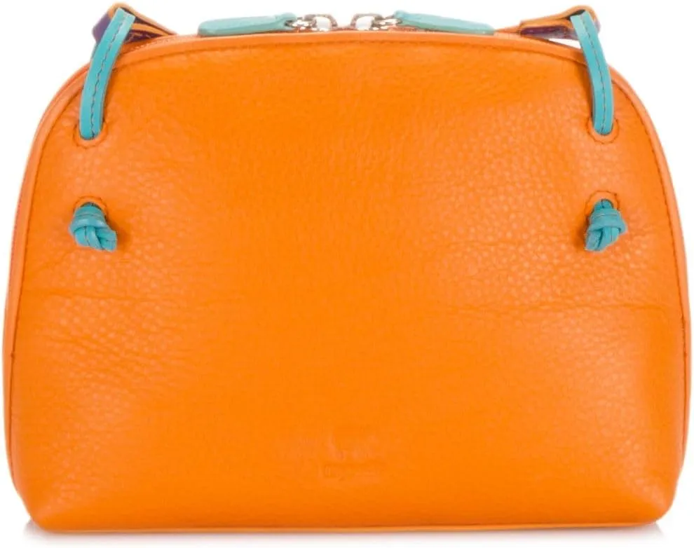 mywalit Rio Small Zip Top Handbag - Leather, Adjustable Strap, Slip Pockets, Zip Pocket, Fits a Kindle