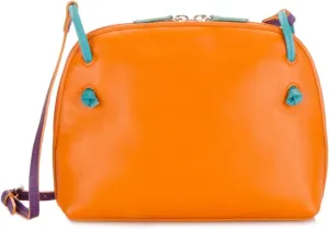 mywalit Rio Small Zip Top Handbag - Leather, Adjustable Strap, Slip Pockets, Zip Pocket, Fits a Kindle