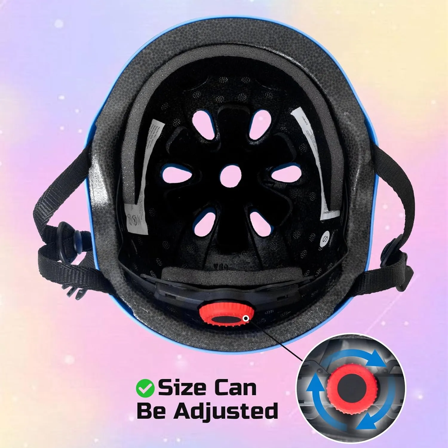 Nattork Kids Helmet Protective Gear, Removable Liner for Multi-Sports Skateboard, Skates, Bike, Scooter Age 3-15 Kids Youth Adults