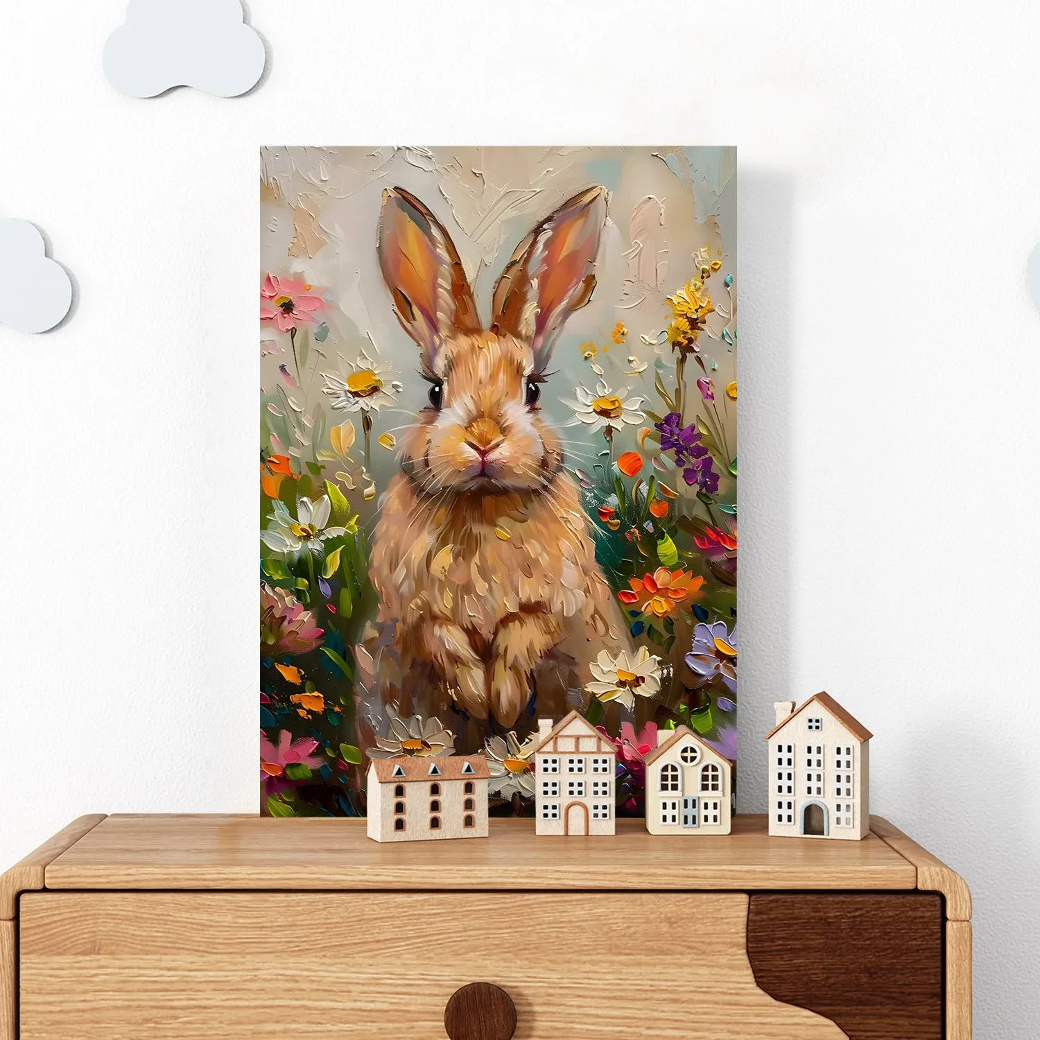 Nature’s Little Observer Wall Art Painting, HD Canvas Print, Framed, Ready to Hang. (ABMWA102)