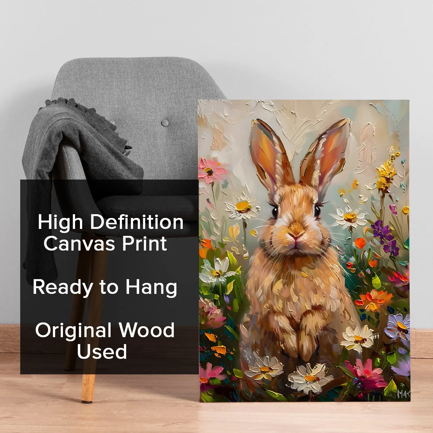 Nature’s Little Observer Wall Art Painting, HD Canvas Print, Framed, Ready to Hang. (ABMWA102)