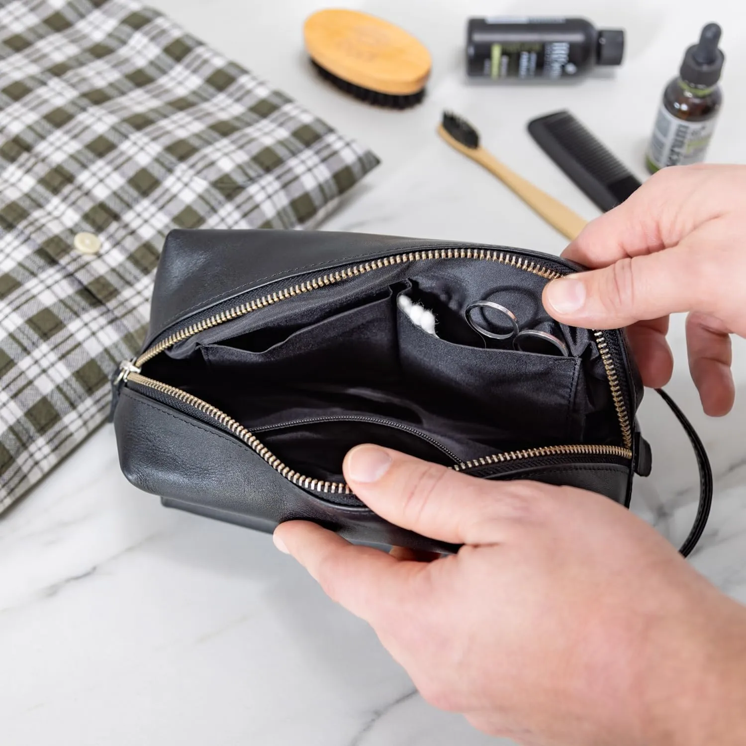 NFL Travel Toiletry Bag for Men and Women